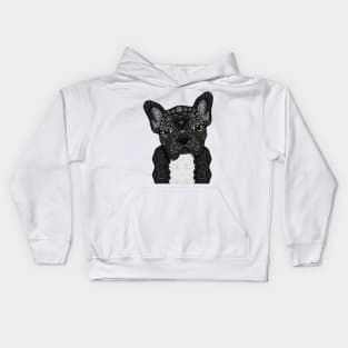 Black Frenchie Kids Hoodie